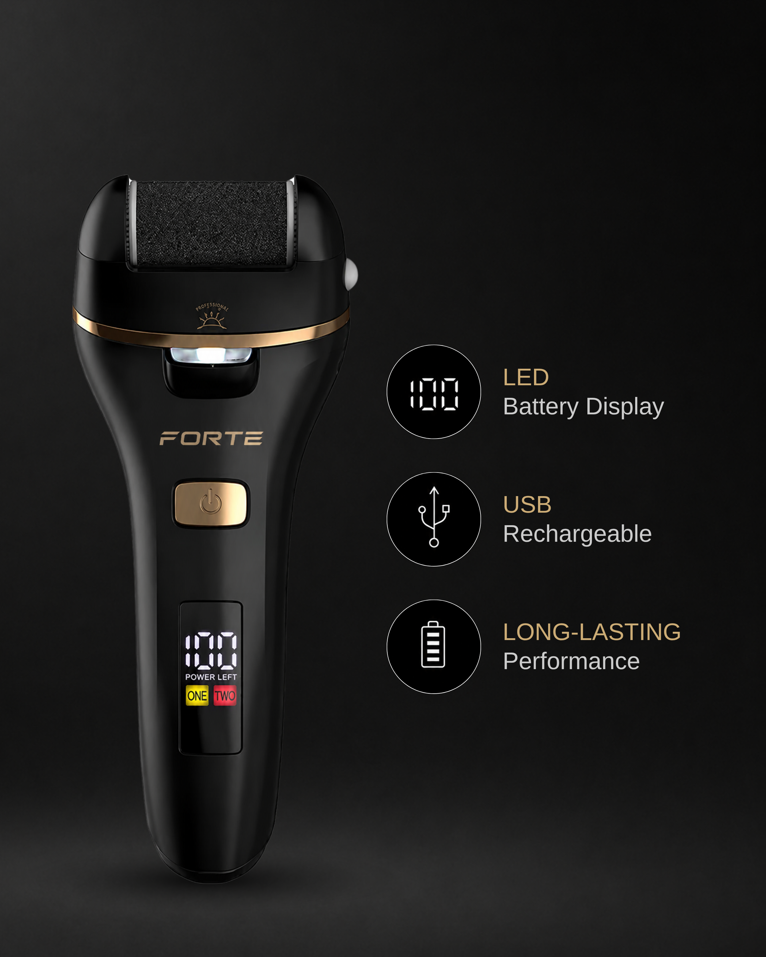 FORTE GX PRO+  Electric Callus Remover